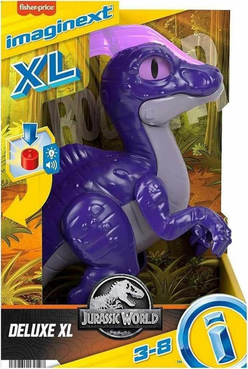 HML43 Imaginext™ Jurassic World™ Deluxe XL Parasaurlophus Kız Erkek Çocuk Oyuncak Eğitici Oyuncaklar