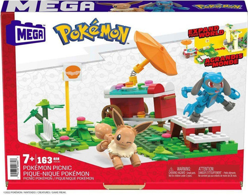 HDL80 MEGA™ Pokémon™ Adventure Builder Piknik Seti 163 parça +7 yaş Kız Erkek Çocuk Oyuncak Eğitici