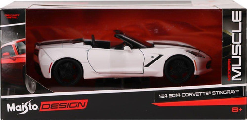 MAY 32501 2014 Corvette Stingray 1:24 Model Araba -Necotoys Kız Erkek Çocuk Oyuncak Eğitici Oyuncakl