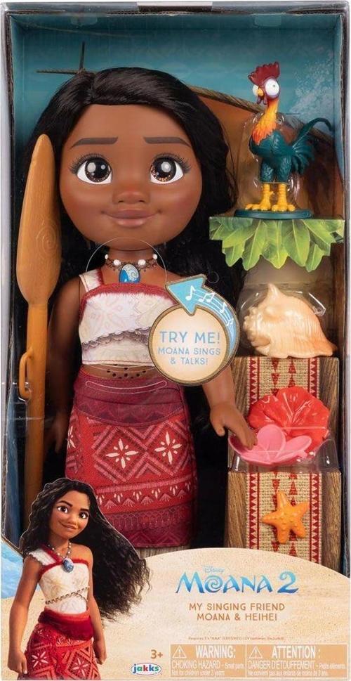 JKP 237581 Disney Moana - Moana Şarkı Söyleyen Bebek 38cm Kız Erkek Çocuk Oyuncak Eğitici Oyuncaklar