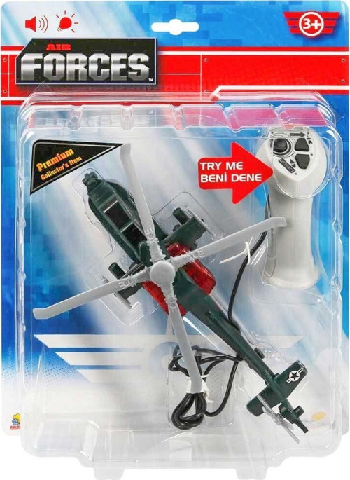 Air Forces Sesli ve Işıklı Helikopter Kız Erkek Çocuk Oyuncak Eğitici Oyuncaklar
