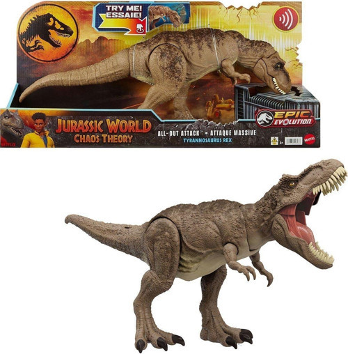 HXF53 Jurassic World Saldırgan T-Rex Figürü Kız Erkek Çocuk Oyuncak Eğitici Oyuncaklar