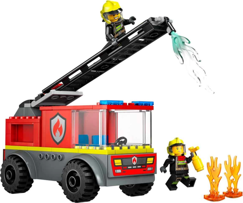 LEGO City Merdivenli İtfaiye Kamyonu 60463 Kız Erkek Çocuk Oyuncak Eğitici Oyuncaklar