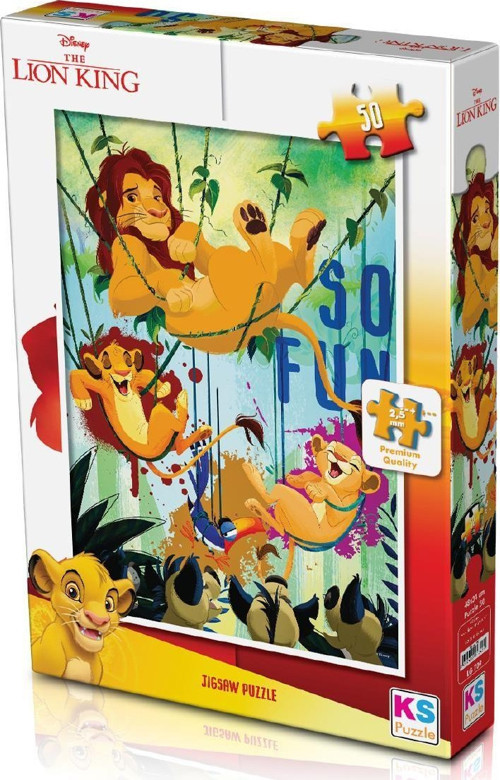 LK 709 LION KING PUZZLE 50 -KS Kız Erkek Çocuk Oyuncak Eğitici Oyuncaklar