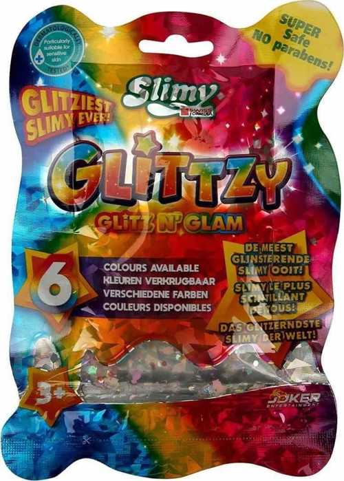 34025 Slimy Glitzy 10 Renk 90 gr Kız Erkek Çocuk Oyuncak Eğitici Oyuncaklar