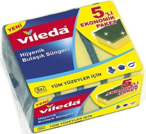 Ab Bulaşık Süngeri Glitzi  5 Li Düz
