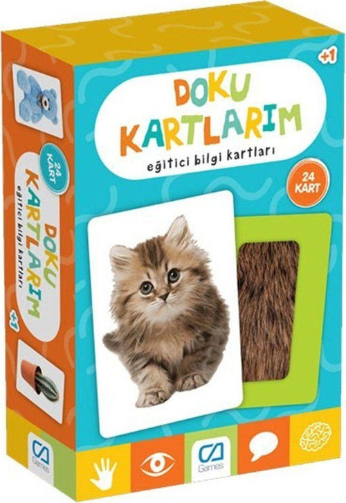 CA 5125 CA Games, Doku Kartlarım Kız Erkek Çocuk Oyuncak Eğitici Oyuncaklar