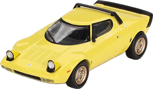 Mini GT 1/64 Lancia Stratos HF Stradale Giallo Fly Kız Erkek Çocuk Oyuncak Eğitici Oyuncaklar