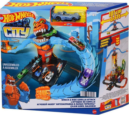 HDR29 Hot Wheels Düşman Yaratıklar Oyun Seti Kız Erkek Çocuk Oyuncak Eğitici Oyuncaklar
