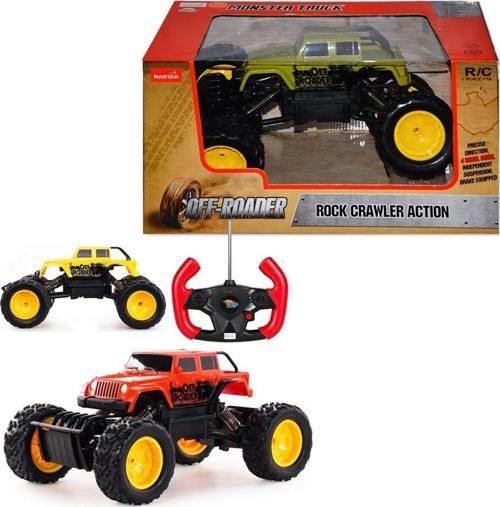 59100 1:18 Rock Crawler Uzaktan Kumandalı Aksiyon Aracı Kız Erkek Çocuk Oyuncak Eğitici Oyuncaklar