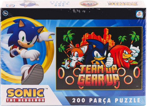 SO0053 Sonic 200 Parça Puzzle -Laçokids Kız Erkek Çocuk Oyuncak Eğitici Oyuncaklar