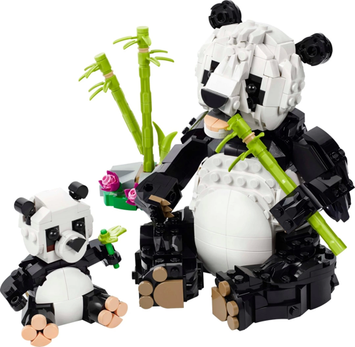 LEGO Creator 3'ü 1 Arada Vahşi Hayvanlar: Panda Ailesi Oyun Seti 31165 Kız Erkek Çocuk Oyuncak Eğiti