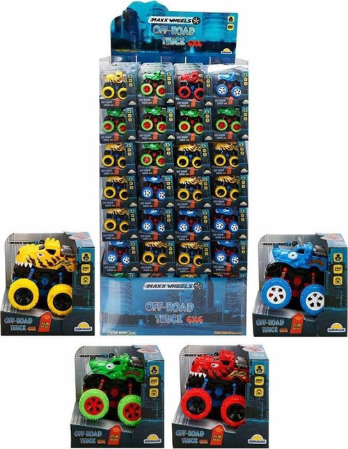 Maxx Wheels Speed Dinosaur Off Road Aracı 10cm - 1adet Stokta Olan Gönderilir Kız Erkek Çocuk Oyunca