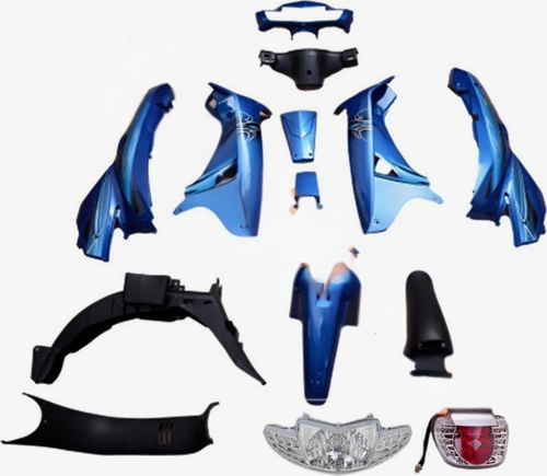 KAPORTA SET [MAVİ] [FAR+STOP+SİNYAL DAHİL] MONDIAL SFC - SFC MINI