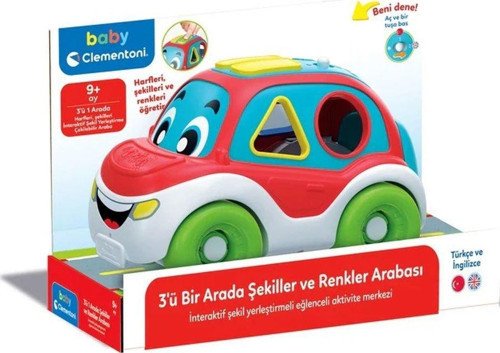 64600 Baby Clementoni - Bultak Araba +9 ay Kız Erkek Çocuk Oyuncak Eğitici Oyuncaklar