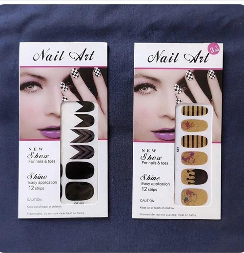 Nail Art Tırnak Süsleme Çiçek Üçgen dövmesi
