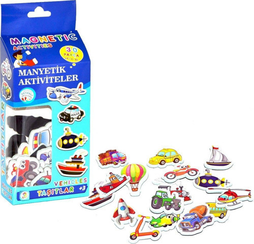 LC7154 Laço, Manyetik Aktiviteler - Taşıtlar / +3 yaş Kız Erkek Çocuk Oyuncak Eğitici Oyuncaklar