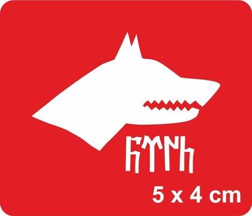 Göktürkçe Bozkurt  Tattoo Geçici Dövme Şablonları Kına Kalıpları