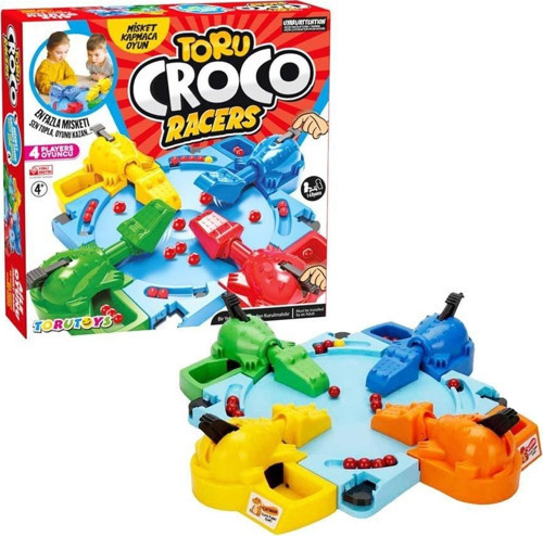 Toru Croco Misket Kapmaca Eğlenceli Aile Kutu Oyunu Kız Erkek Çocuk Oyuncak Eğitici Oyuncaklar