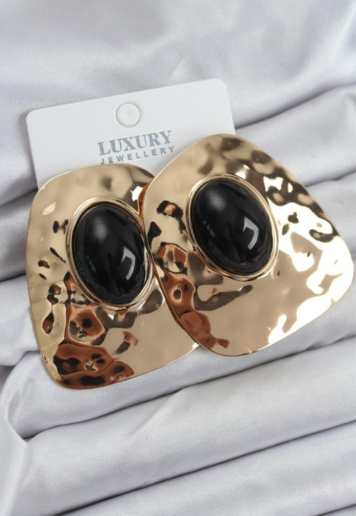 Pirinç Gold Renk Vintage Kadın Küpe