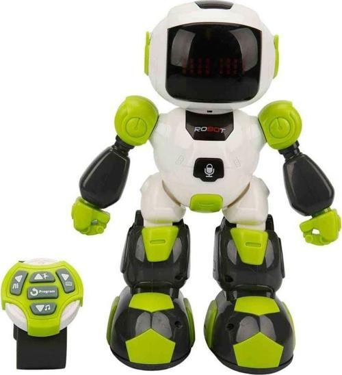 Uzaktan Kumandalı Sesli ve Işıklı Programlanabilir Robot Kız Erkek Çocuk Oyuncak Eğitici Oyuncaklar
