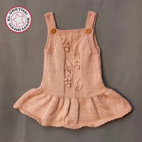 - Talia 8659 6199 El Örgüsü Kız Çocuk Jile Elbise - 2 Yaş