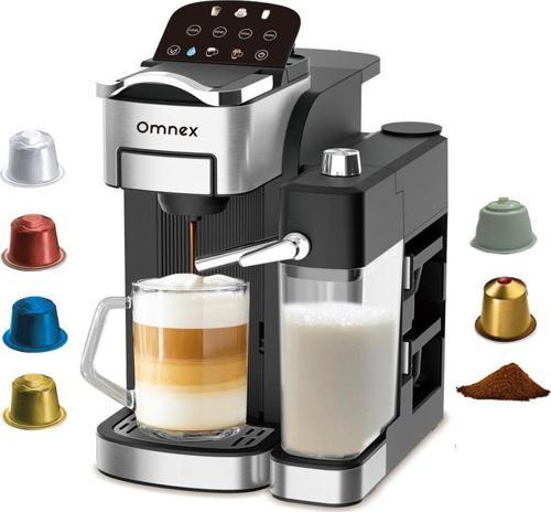 Ox-Pro II Kapsül Kahve ve Espresso Makinesi 20 Bar Basınç, Süt Köpürtücü, Latte & Cappuccino