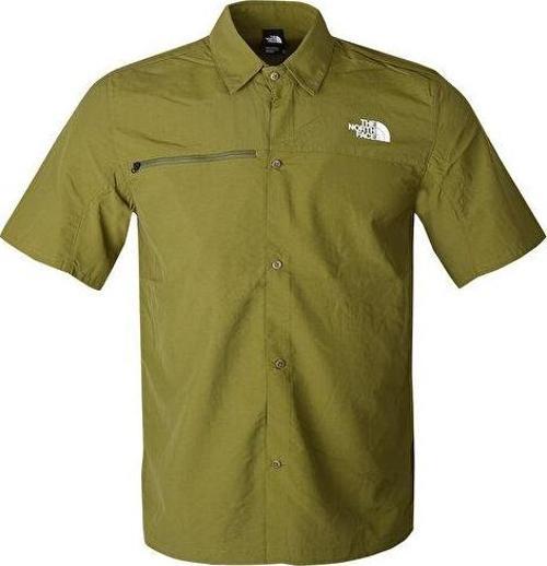 The North Face M Packable Ss Shirt Erkek Günlük Gömlek NF0A883J4EQ1 Haki