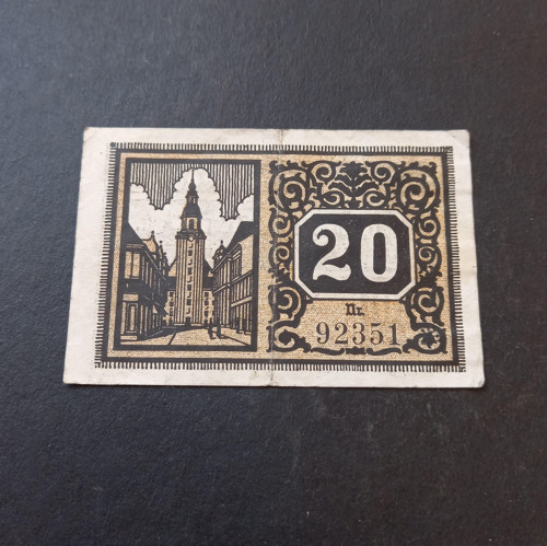 Escoines 3996368c2187f42756 1920 Almanya 20 pfening Notgeld Haliyle para