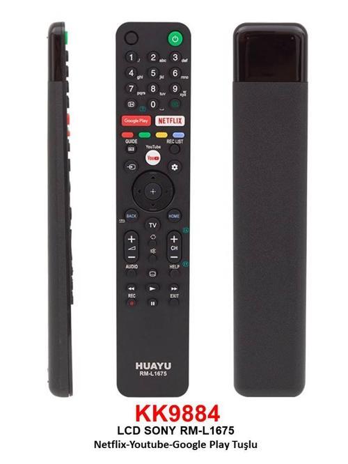 RM-L1675 NETFLIX-YTUBE-GOOGLE PLAY TUŞLU LCD KUMANDA