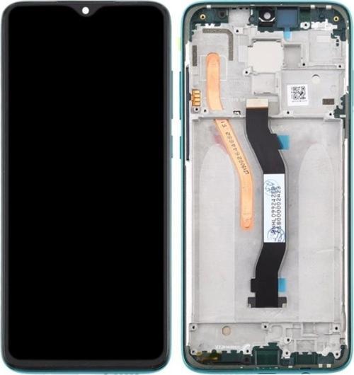 Xiaomi Uyumlu Redmi Note 8 Pro Lcd Ekran Dokunmatik Yeşil Çıtalı Tek Hatlı