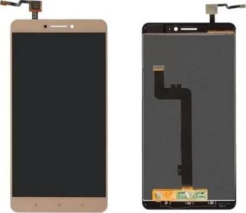 Xiaomi Uyumlu Mi Max Lcd Ekran Dokunmatik Gold Çıtasız