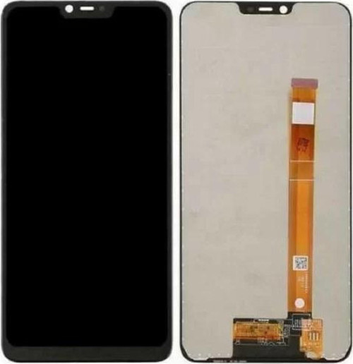 Realme Uyumlu C1 Lcd Ekran Dokunmatik Siyah Çıtasız