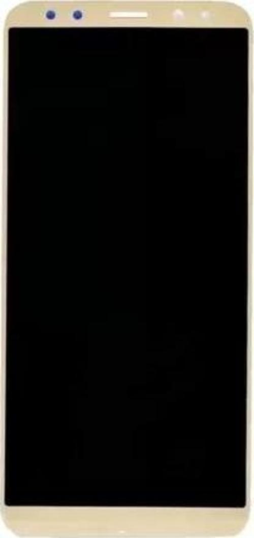 Huawei Uyumlu Mate 10 Lite Lcd Ekran Dokunmatik Gold Çıtalı