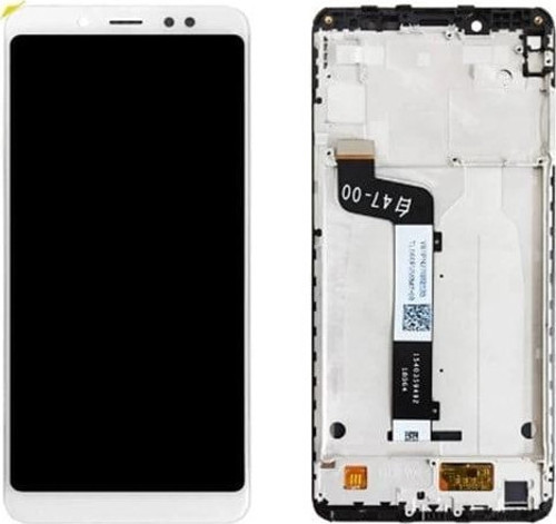 Xiaomi Uyumlu Redmi Note 5 Lcd Ekran Dokunmatik Beyaz Çıtalı