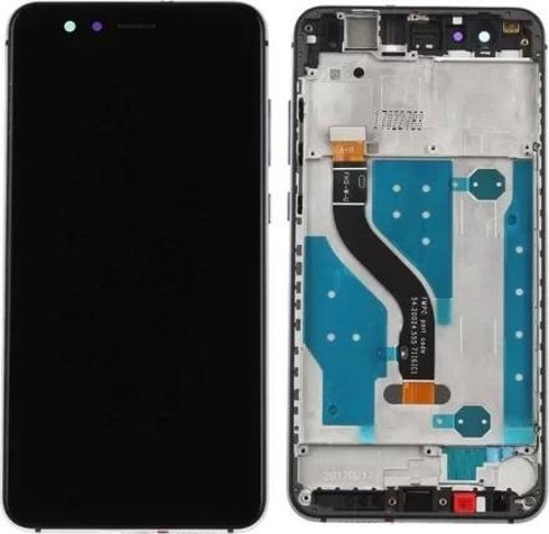 Huawei Uyumlu P10 Lite Lcd Ekran Dokunmatik Siyah Çıtalı