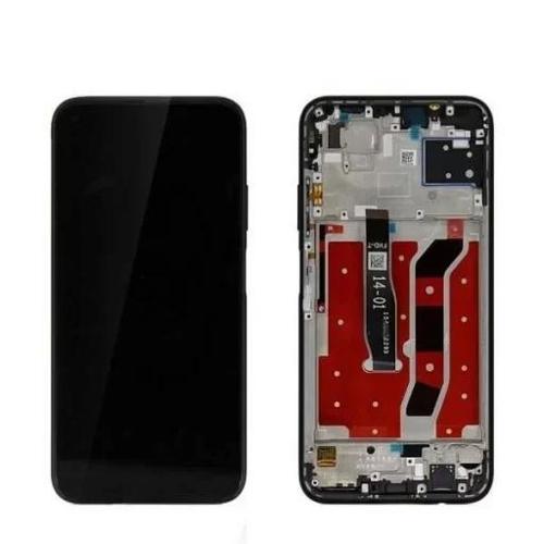 Huawei Uyumlu P40 Lite Lcd Ekran Dokunmatik Siyah Çıtalı