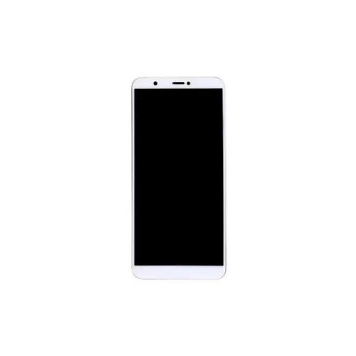 Huawei Uyumlu P Smart Lcd Ekran Dokunmatik Beyaz Çıtalı