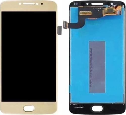 Motorola Uyumlu Moto E4 Lcd Ekran Dokunmatik Gold Çıtasız
