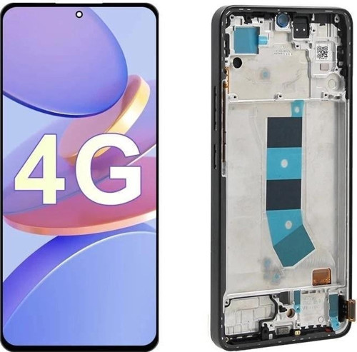 Xiaomi Uyumlu Redmi Note 13 4G Lcd Ekran Dokunmatik Mavi Çıtalı OLED