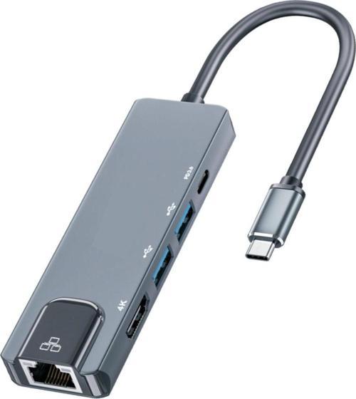X-Multidock 5 in 1 Multifonksiyonel Type-C Hub Dock Station Dönüştürücü Çoğaltıcı Macbook Pro Xlevel