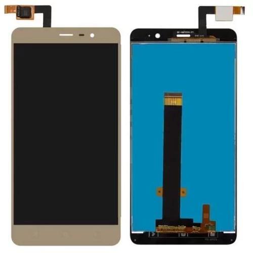 Xiaomi Uyumlu Redmi Note 3 Lcd Ekran Dokunmatik Gold Çıtasız
