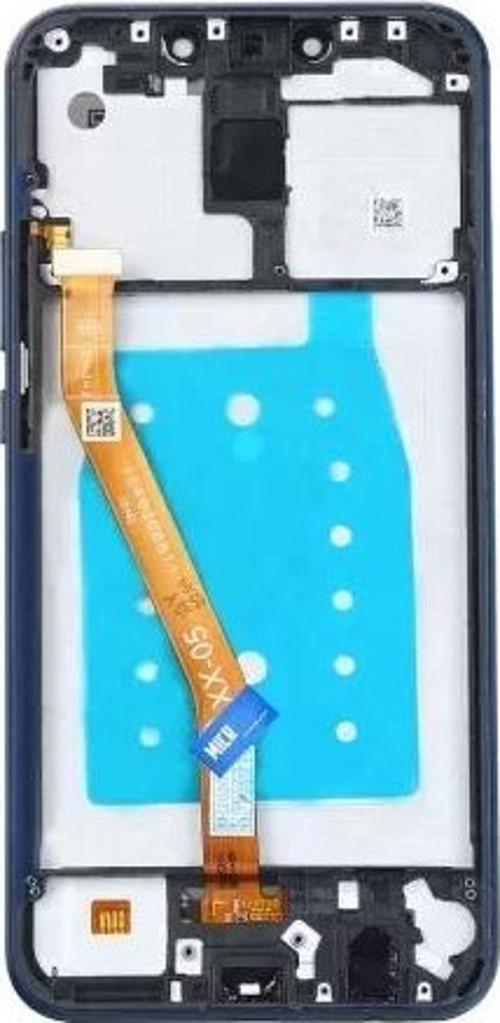 Huawei Uyumlu Mate 20 Lite Lcd Ekran Dokunmatik Mavi Çıtalı