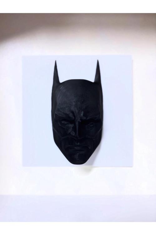 Batman Maske Dekor – 3D Baskı Duvar Aksesuarı