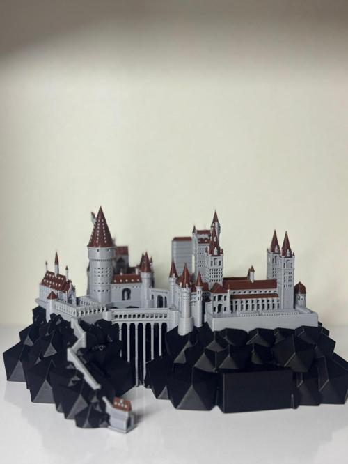 Hogwarts Şatosu Maketi – 3D Baskı Detaylı Koleksiyon Dekoru
