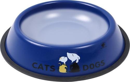 RENKli Metal Mama Kabı, Kedi Köpek Mama Su Kabı 16 cm