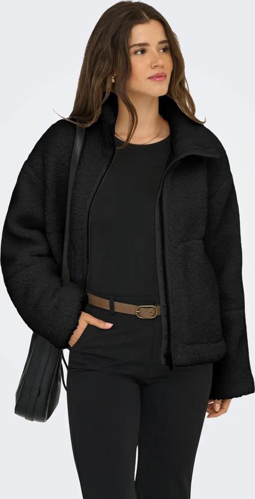 Kadın Onlaspen Kaz Tüyü Dolgulu Tedy Mont 15349400 Siyah