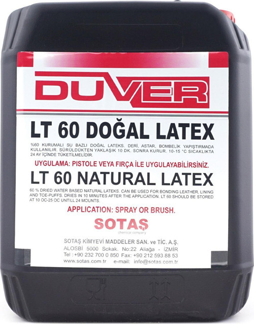 LT 60 Profesyonel Su Bazlı Doğal Latex Yapıştırıcı