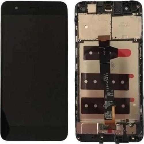 Huawei Uyumlu Nova Lcd Ekran Dokunmatik Siyah Çıtalı
