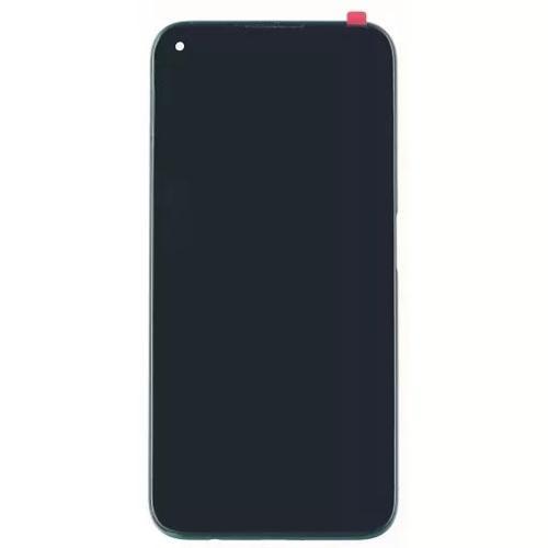 Huawei Uyumlu P40 Lite E Lcd Ekran Dokunmatik Mavi Çıtalı Servis